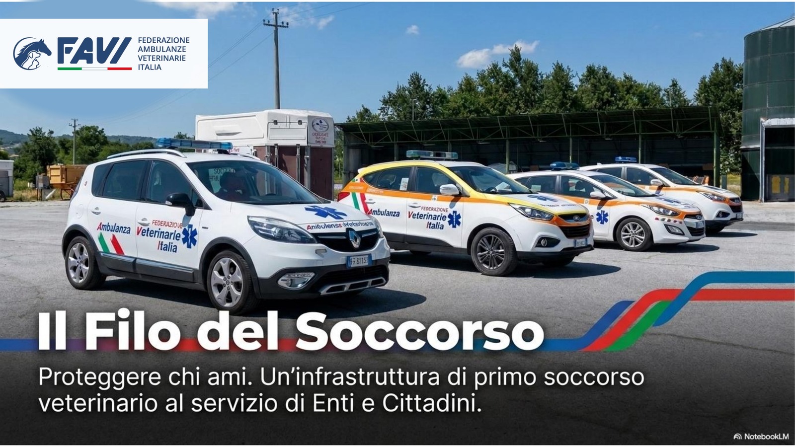 Flotta ambulanze veterinarie FAVI in servizio
